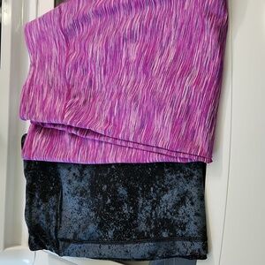 Pair of workout capri leggings